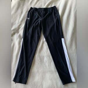 UA Under Armour Track Pants Mens Size XL Fitted Side Pockets and  Zip At Ankle​​